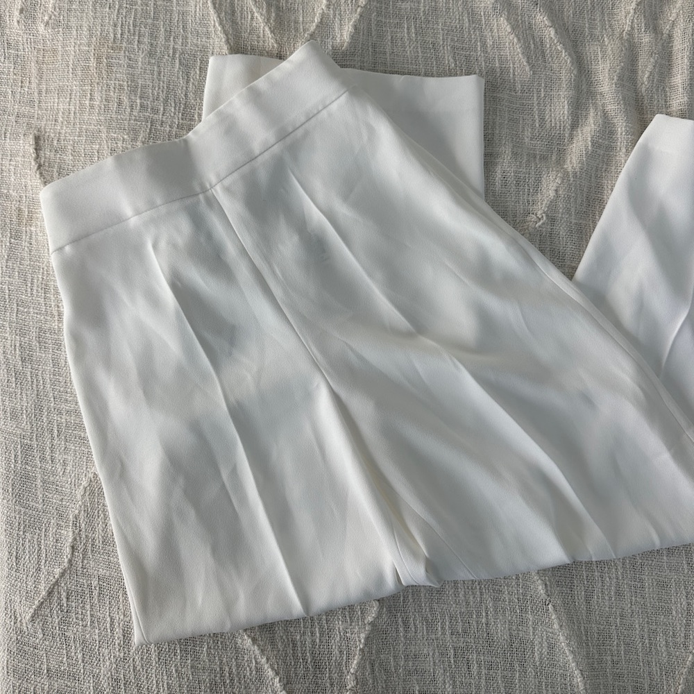 White zara trousers NWT